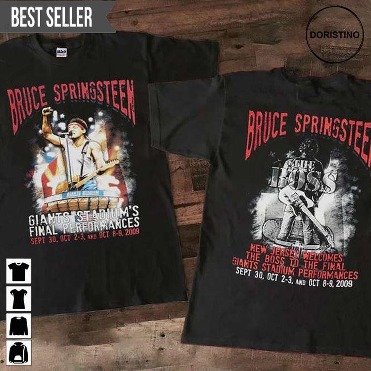 Bruce Springsteen Giants Stadium Final Performance Tour Doristino Awesome Shirts