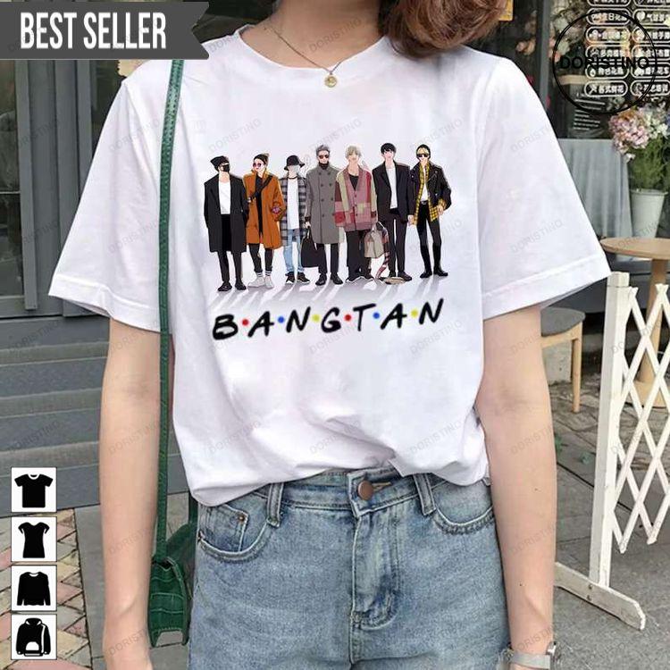 Bts Bangtan Boys Group Anime Doristino Limited Edition T-shirts