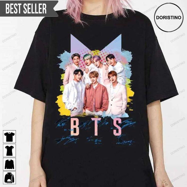 Bts Group Sign Doristino Limited Edition T-shirts