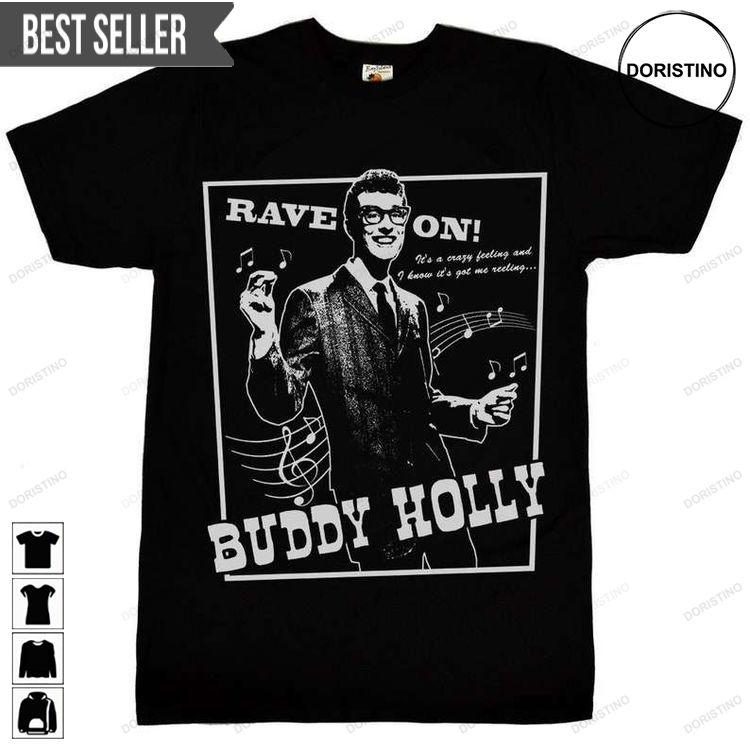 Buddy Holly Rave On Doristino Limited Edition T-shirts
