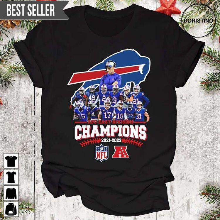 Buffalo Bills Wins Champions 2022 Afc East Championship Doristino Limited Edition T-shirts