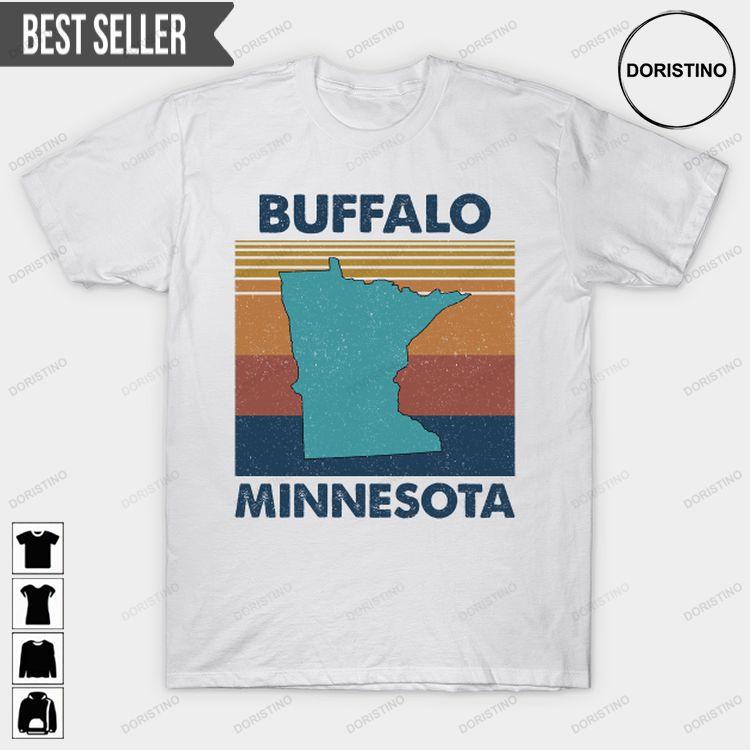 Buffalo Minnesota Retro Vintage Clothing Men Women Custom Unique Graphic Unisex Doristino Trending Style