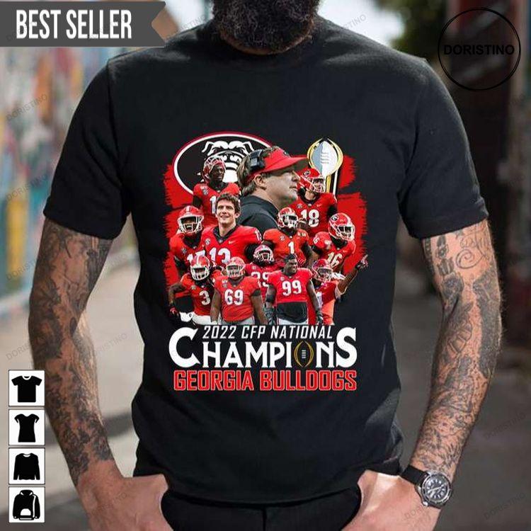 Bulldogs Football 2022 Cfp National Champions Doristino Limited Edition T-shirts