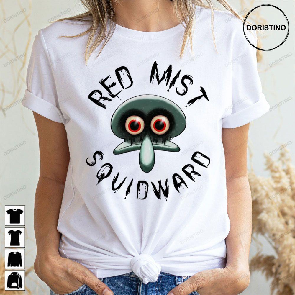 Red Mist Squidward 2 Doristino Sweatshirt Long Sleeve Hoodie