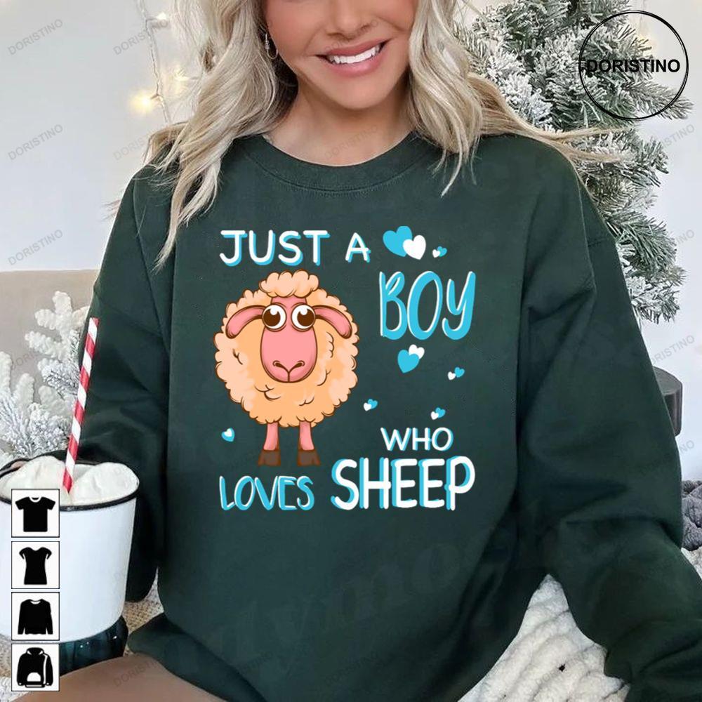 Just A Boy Who Loves Sheep Shaun The Sheep The Fight Before Christmas 2021 2 Doristino Hoodie Tshirt Sweatshirt