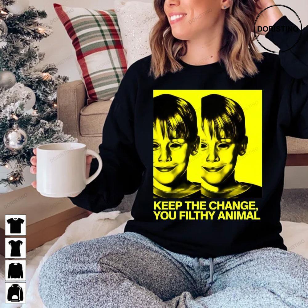 Keep The Change Home Alone Christmas 2 Doristino Tshirt Sweatshirt Hoodie