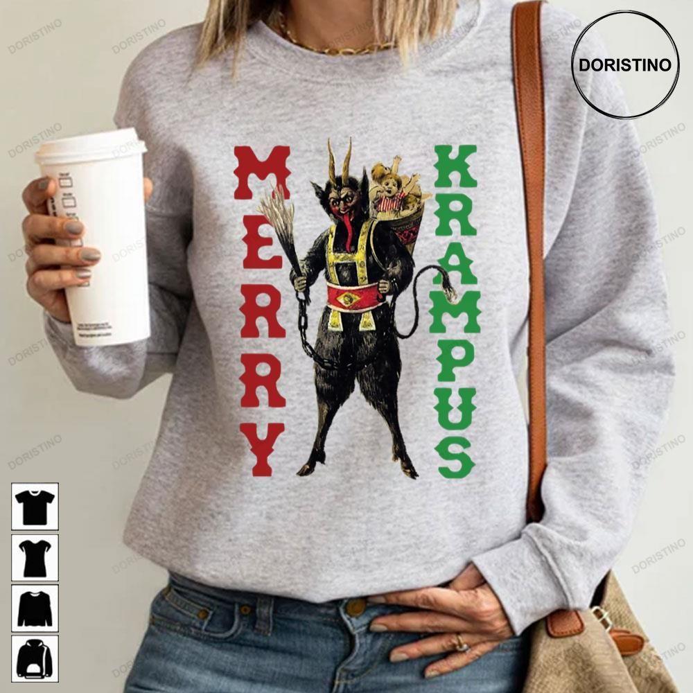 Logo Merry Krampus Christmas 2 Doristino Tshirt Sweatshirt Hoodie