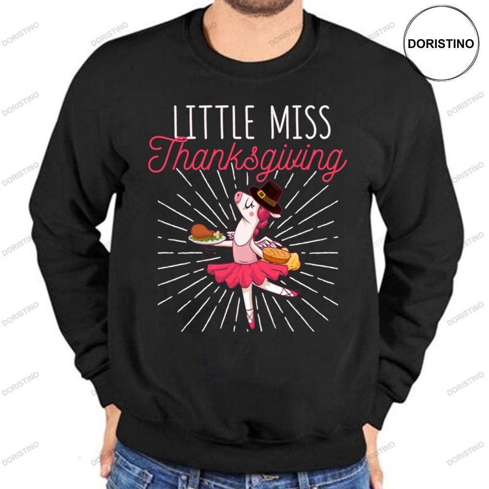 Little Miss Thanksgiving Funny Unicorn Turkey Day Pilgrim Small Limited Edition T-shirt