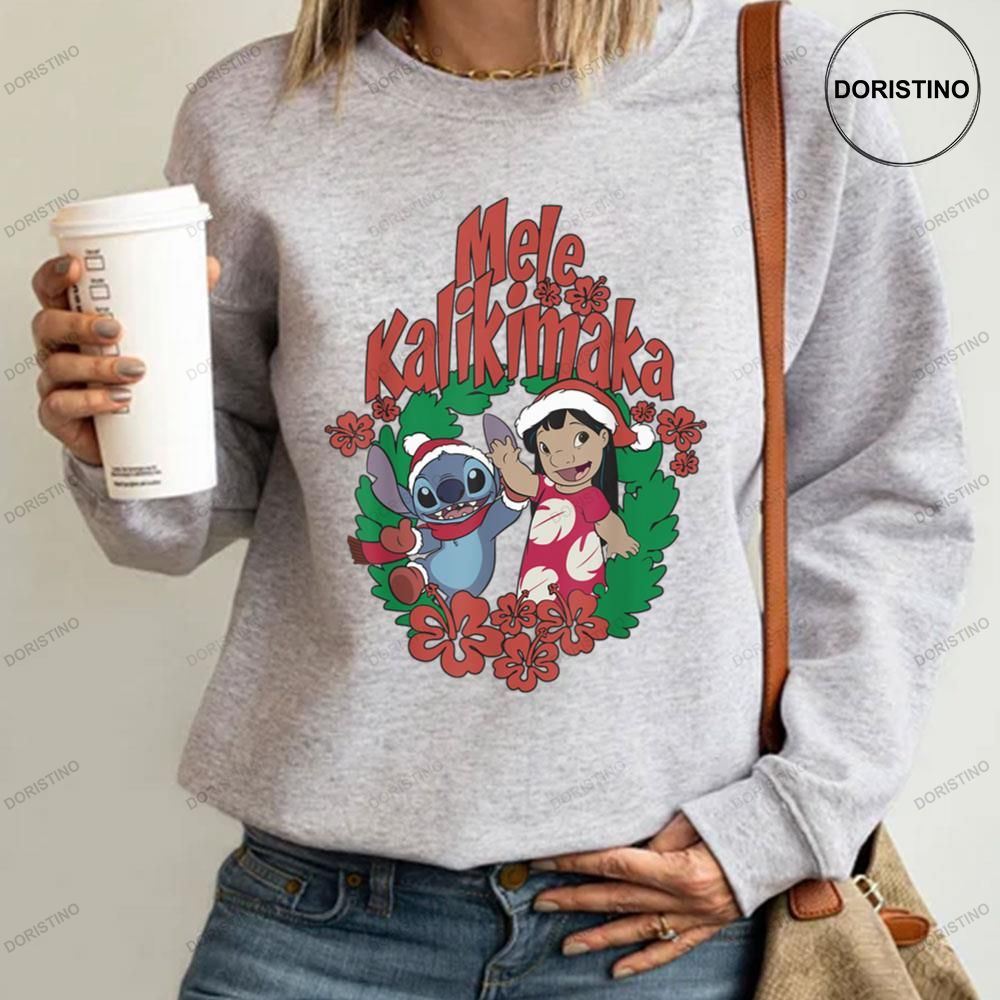 Mele Kalikimaka Lilo And Stitch Christmas Awesome Shirt