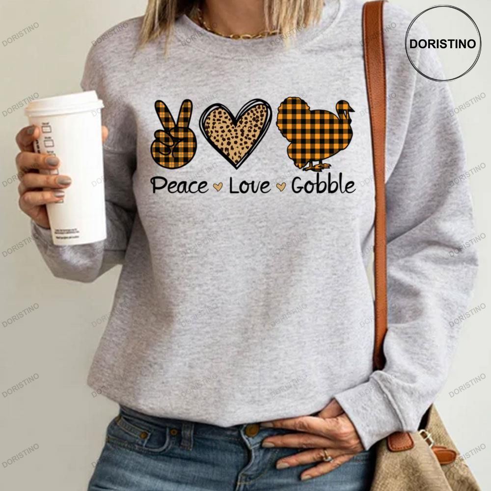 Peace Love Gobble Thanksgiving Day 2022 Limited Edition T-shirt