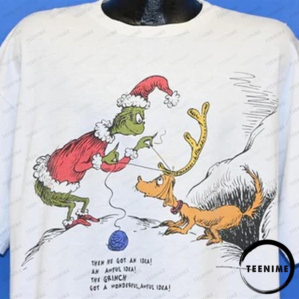 90s Dr Seuss How The Grinch Stole Christmas Teenime Trending Shirt