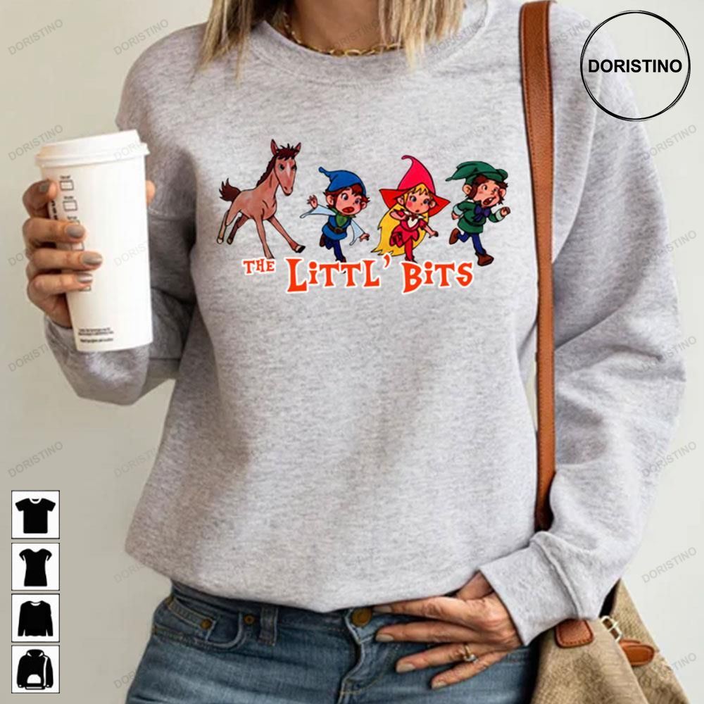 Littl Bits Retro 80s Anime Throwback Tribute Limited Edition T-shirts