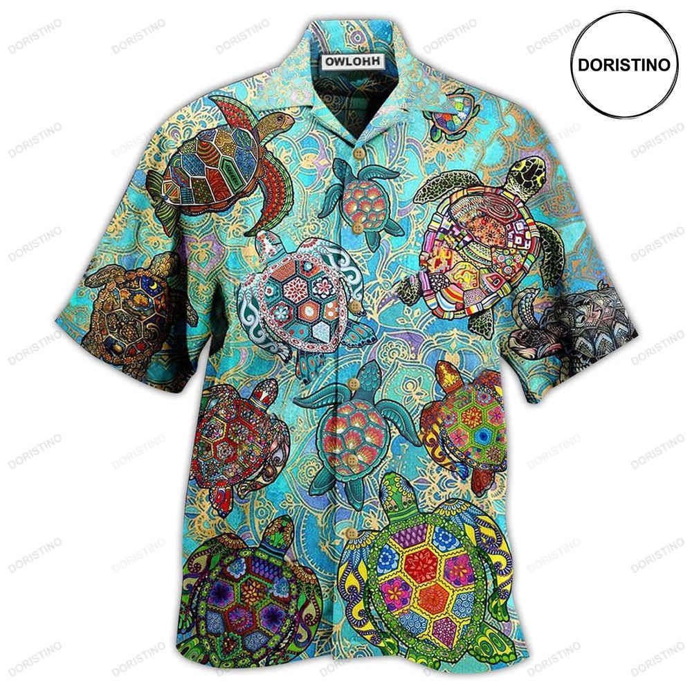 Turtle Love Swimming And Love Ocean Limited Edition Hawaiian Shirt