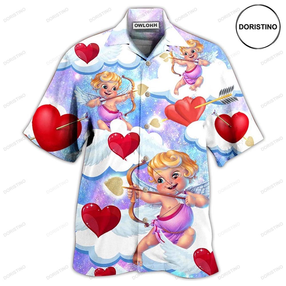 Valentine Love Cupid Hawaiian Shirt