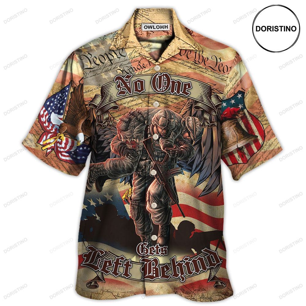 Veteran Cool No One Left Behind Cool And Limited Edition Hawaiian Shirt