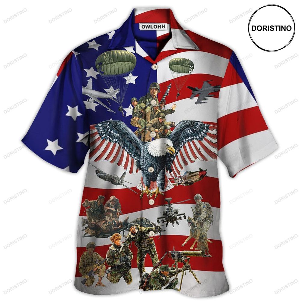 Veteran We Always Remember You With Flag Background Awesome Hawaiian Shirt