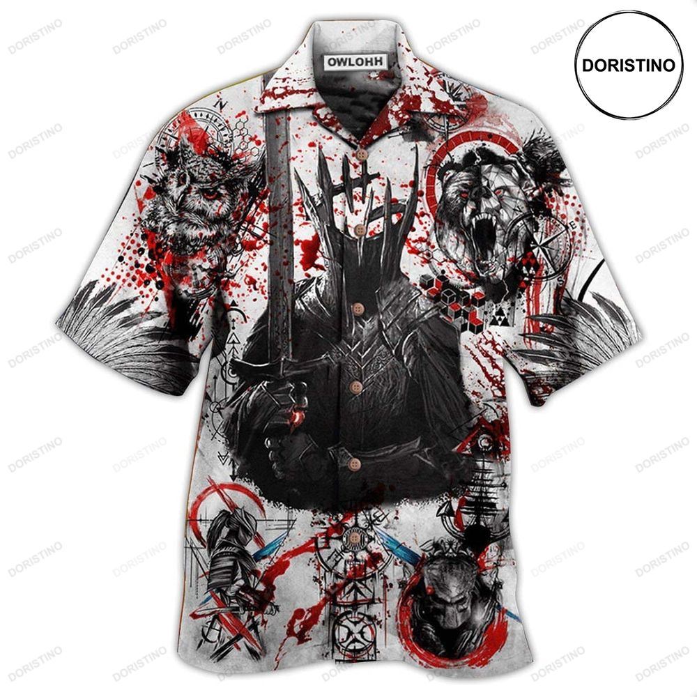 Viking Dare To Fight With Knight Limited Edition Hawaiian Shirt