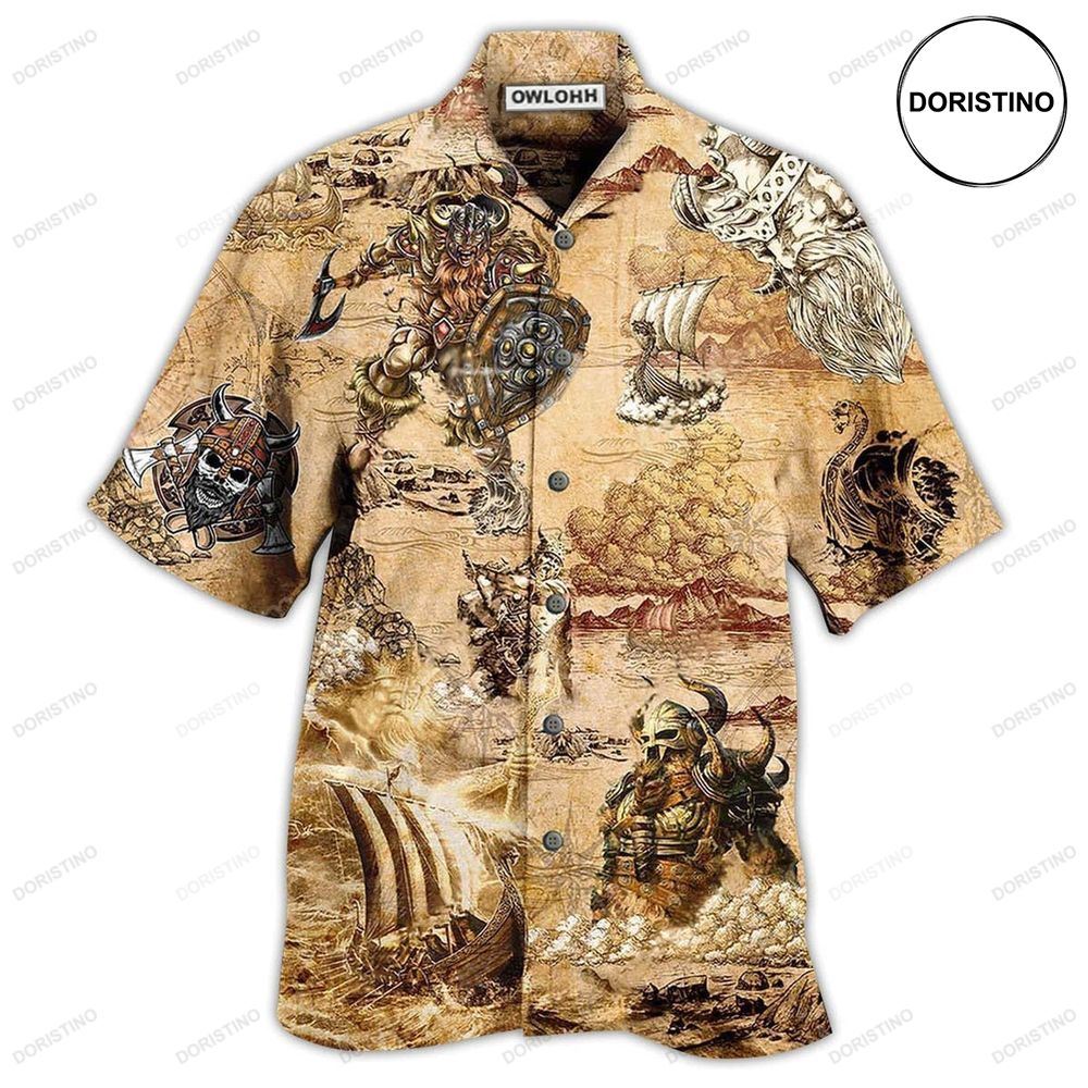Viking Map War Hawaiian Shirt