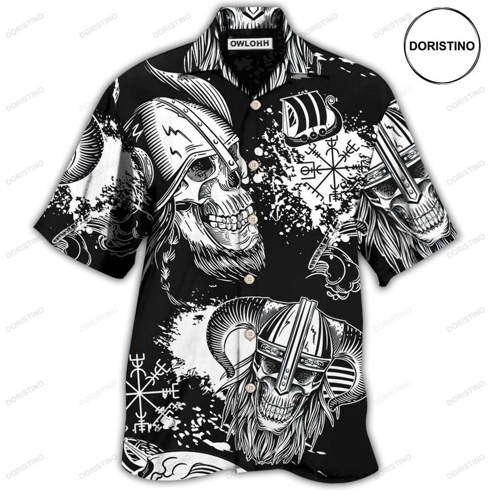 Viking Victory Life Black Limited Edition Hawaiian Shirt