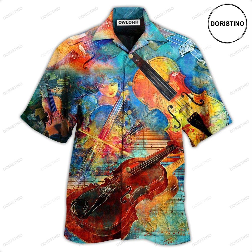 Violin Music Abstract Limited Edition Hawaiian Shirt