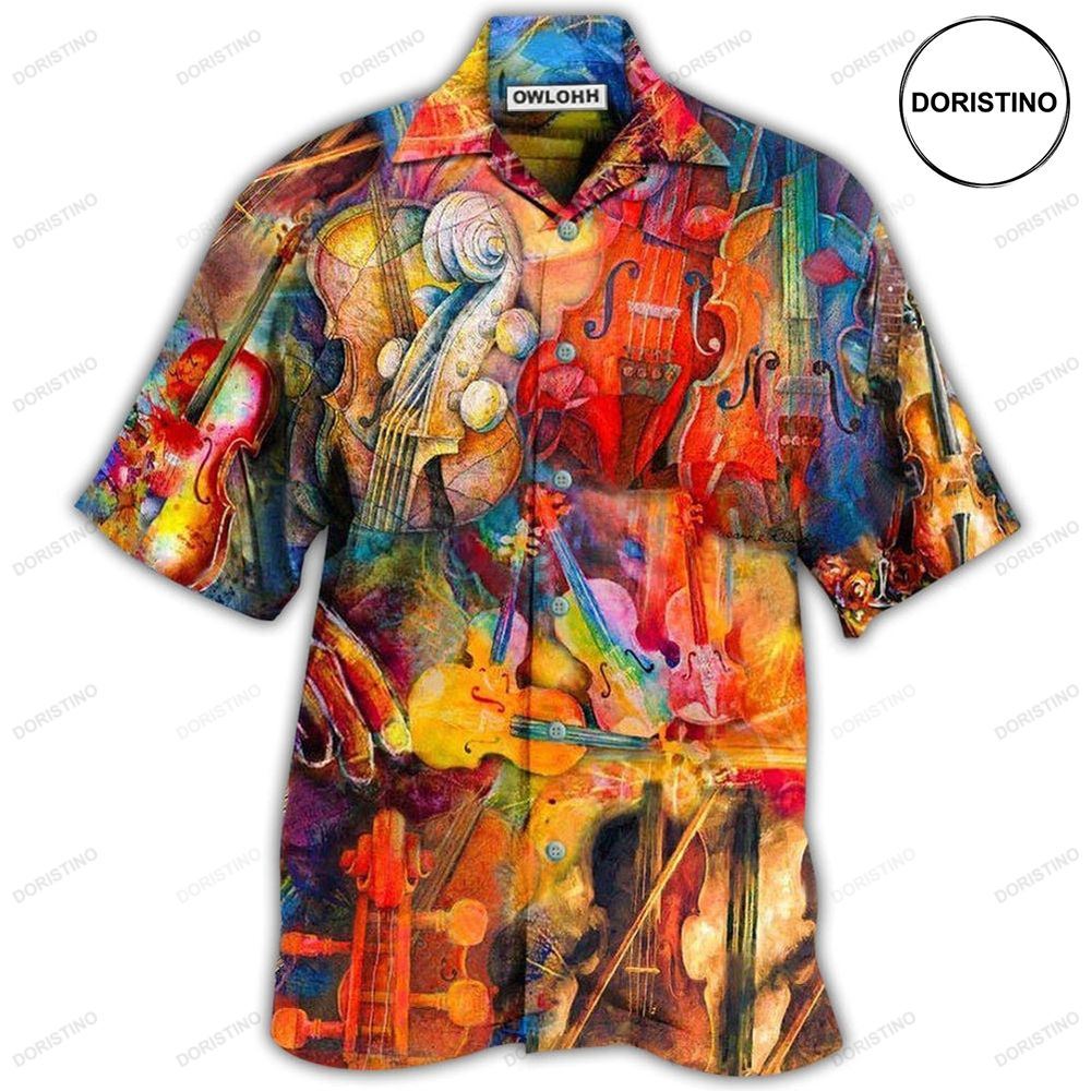 Violin Music Is My Soul Mix Color Limited Edition Hawaiian Shirt