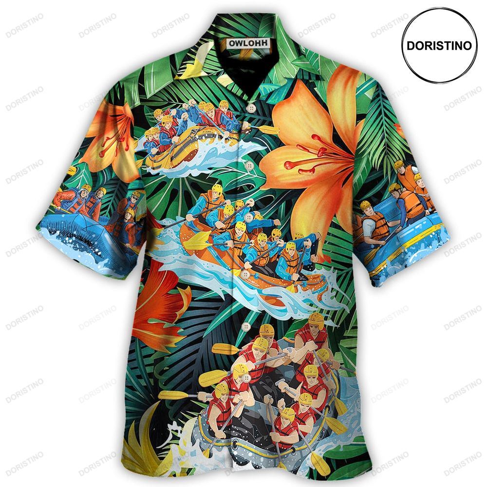 Water Rafting Lover Tropical Limited Edition Hawaiian Shirt