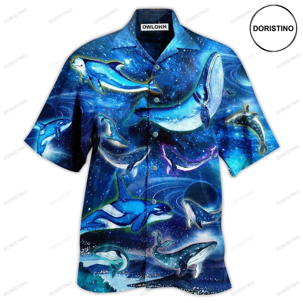 Whale In Fantasy Space Limited Edition Hawaiian Shirt