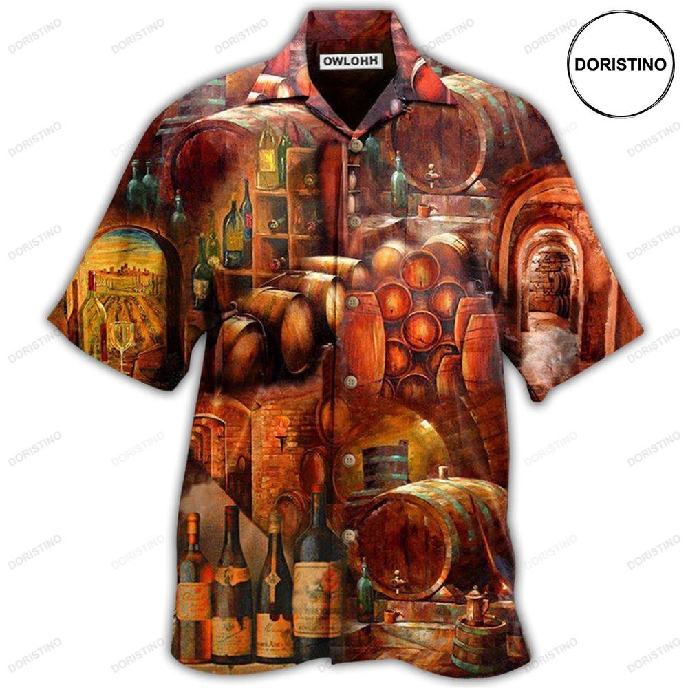 Wine Tasting Daily From The Cellar Awesome Hawaiian Shirt