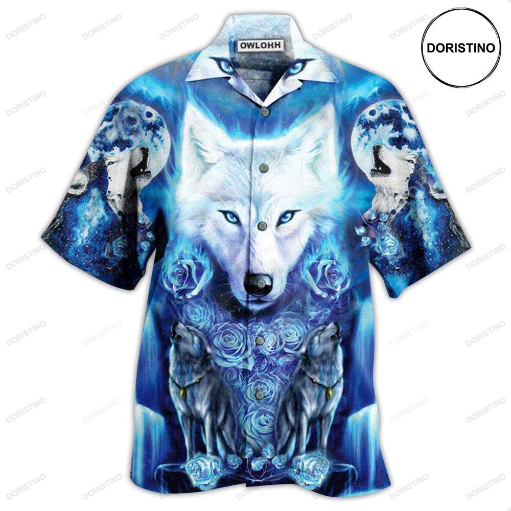 Wolf Blue Cool Limited Edition Hawaiian Shirt