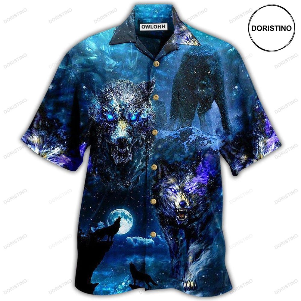 Wolf What Doesn't Kill Me Better Run Fast Awesome Hawaiian Shirt