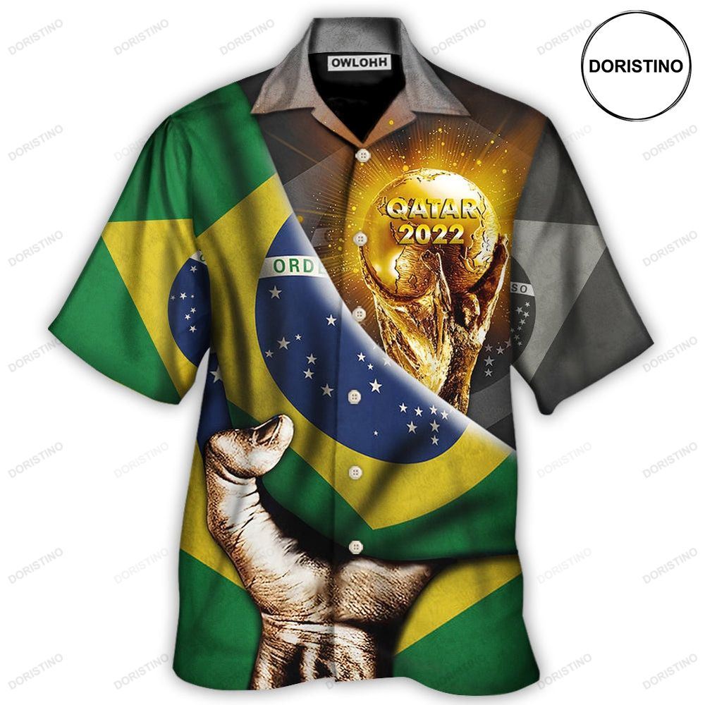World Cup Qatar 2022 Brazil Will Be The Champion Awesome Hawaiian Shirt