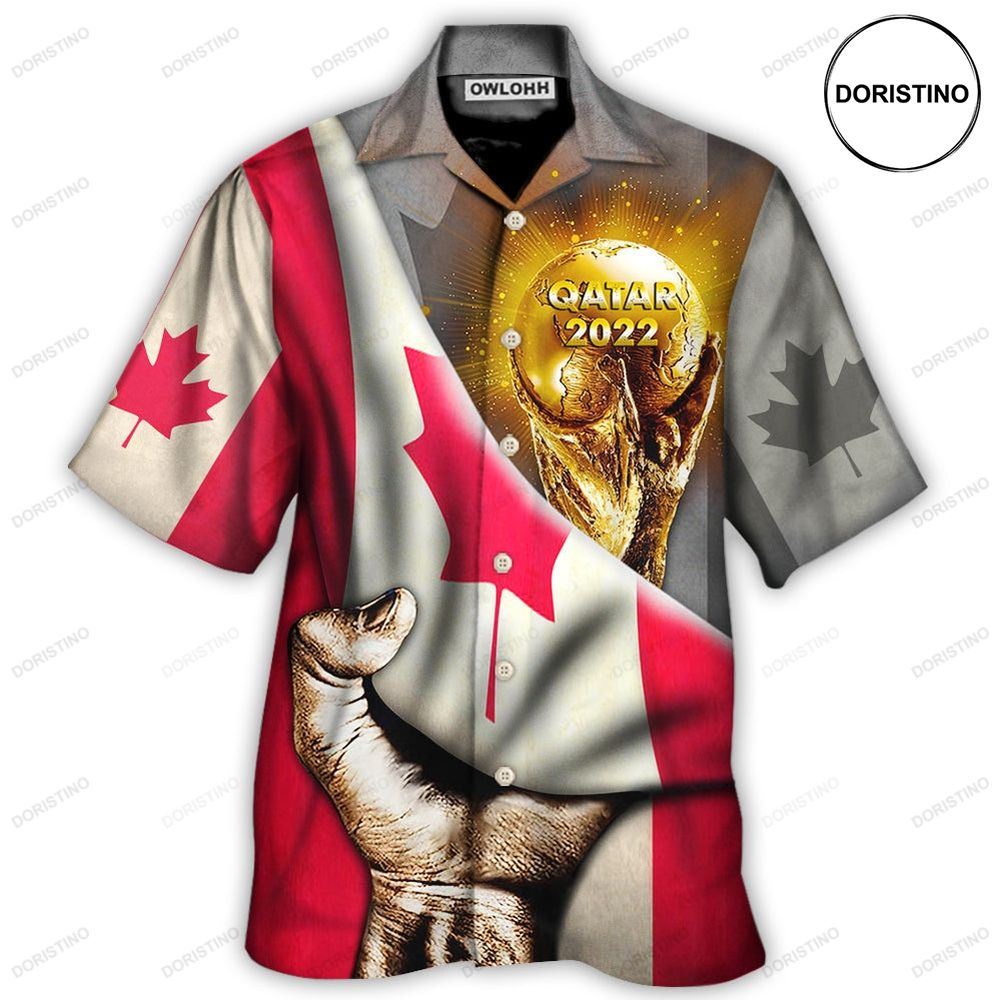 World Cup Qatar 2022 Canada Will Be The Champion Awesome Hawaiian Shirt