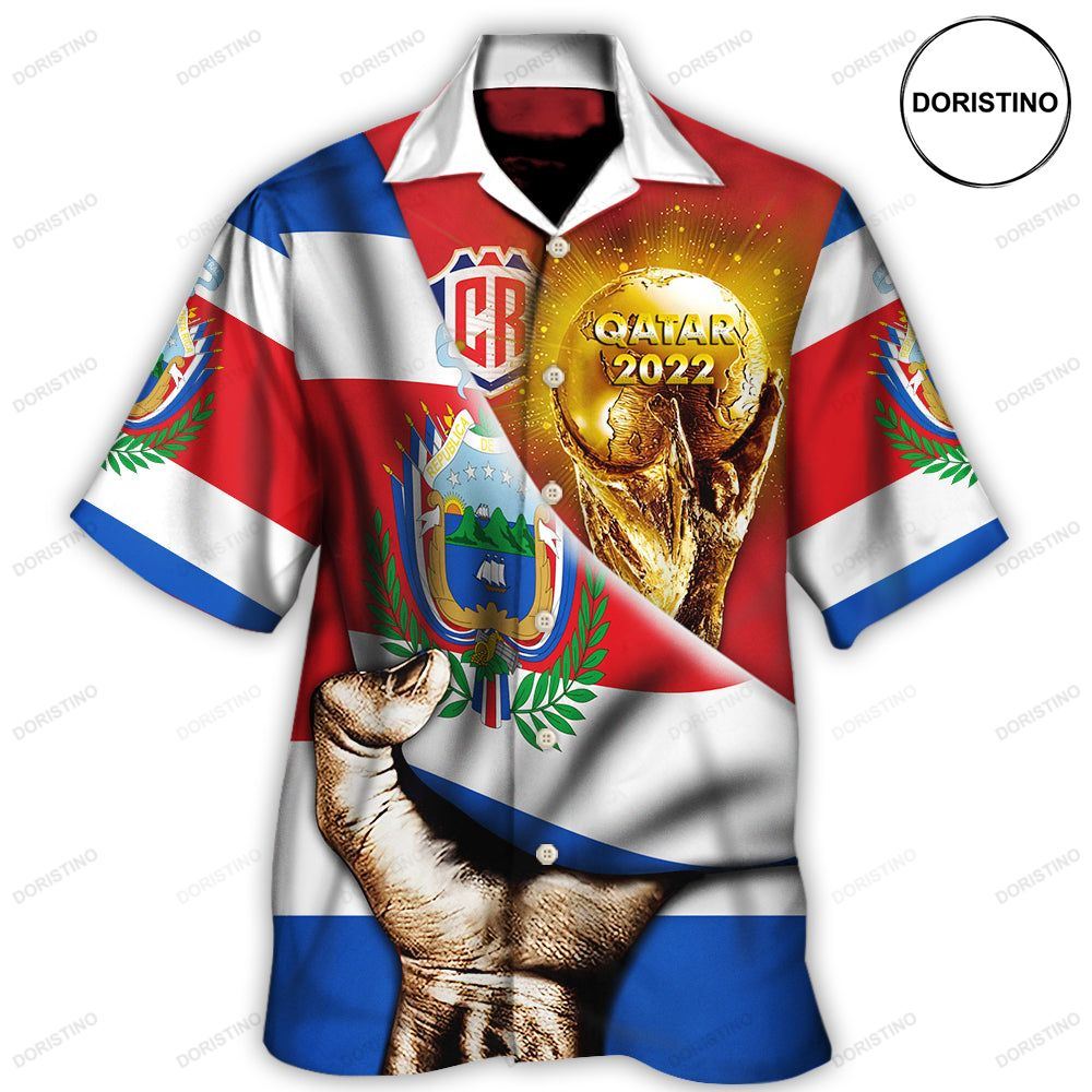 World Cup Qatar 2022 Costa Rica Will Be The Champion Flag Vintage Hawaiian Shirt