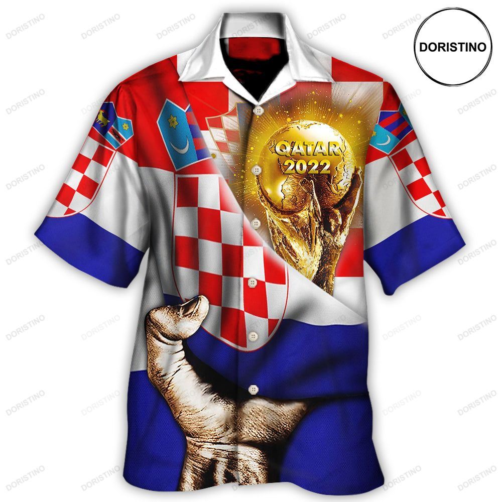 World Cup Qatar 2022 Croatia Will Be The Champion Flag Vintage Limited Edition Hawaiian Shirt