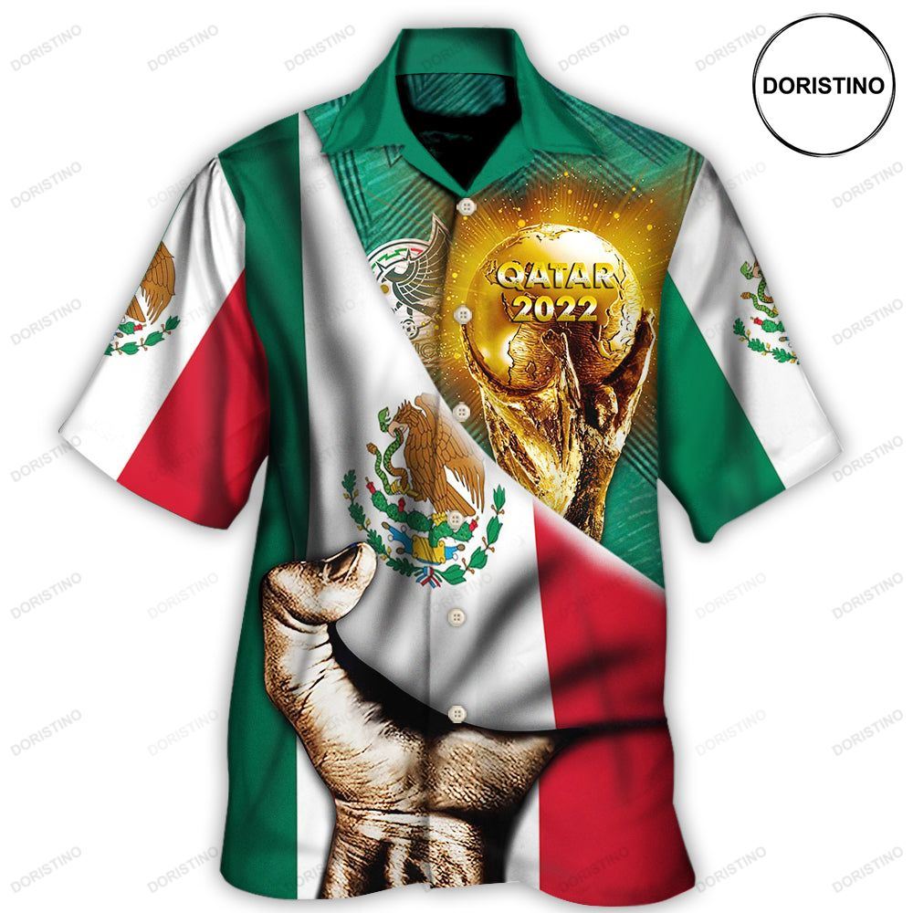 World Cup Qatar 2022 Mexico Will Be The Champion Flag Vintage Hawaiian Shirt
