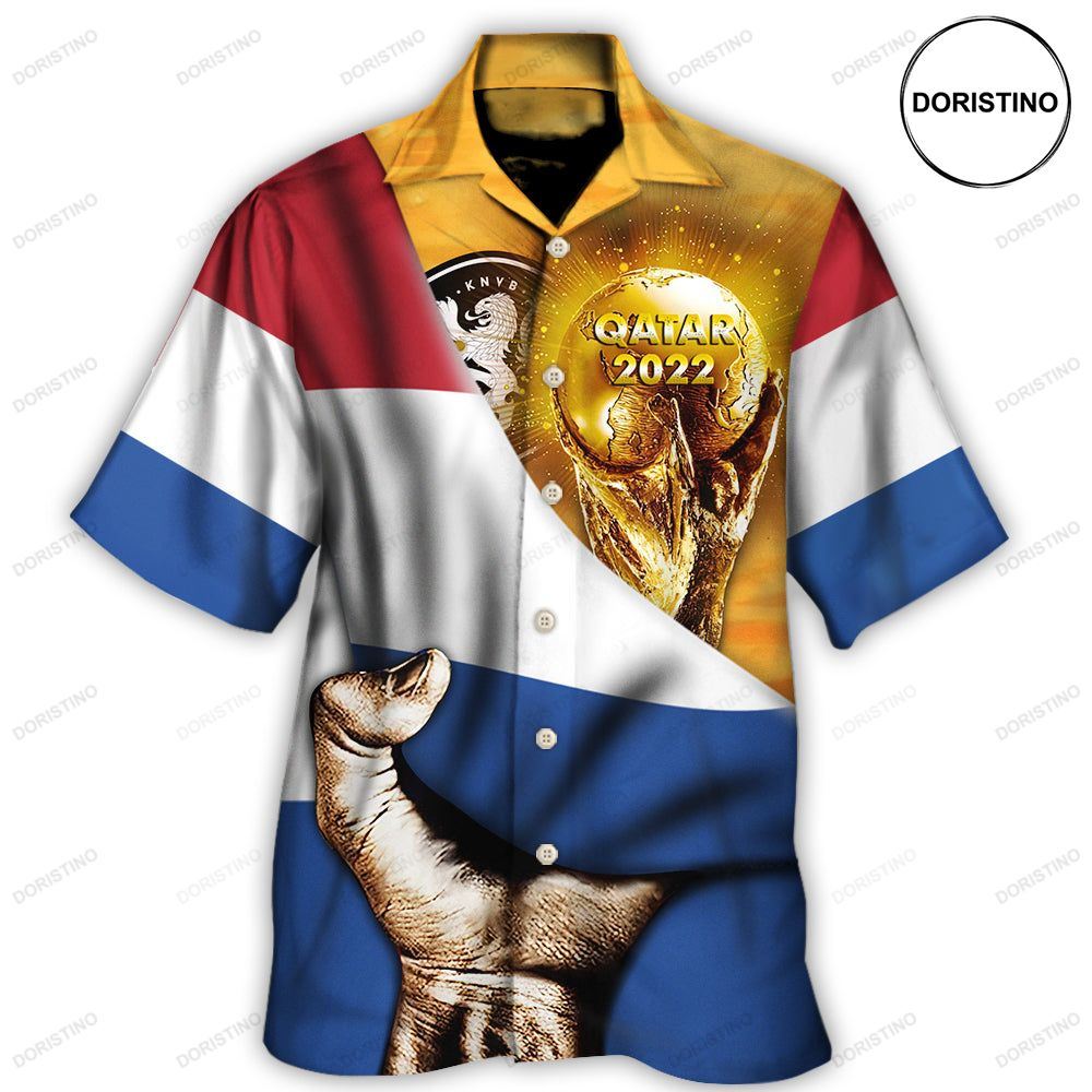World Cup Qatar 2022 Netherlands Will Be The Champion Flag Vintage Awesome Hawaiian Shirt