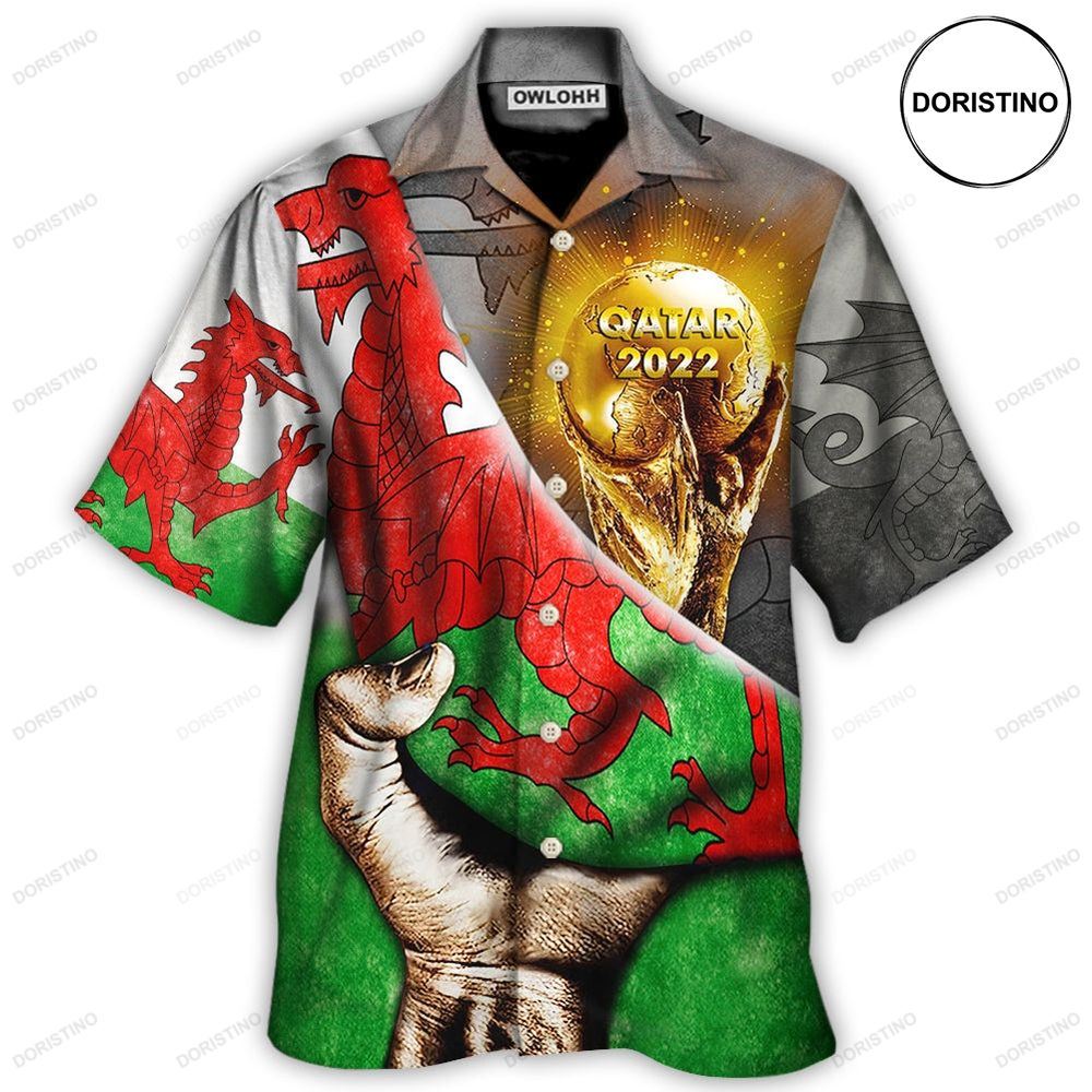 World Cup Qatar 2022 Wales Will Be The Champion Limited Edition Hawaiian Shirt