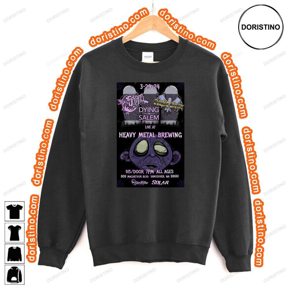 Spirits Dying In Salem Evelyns Casket 2024 Shirt