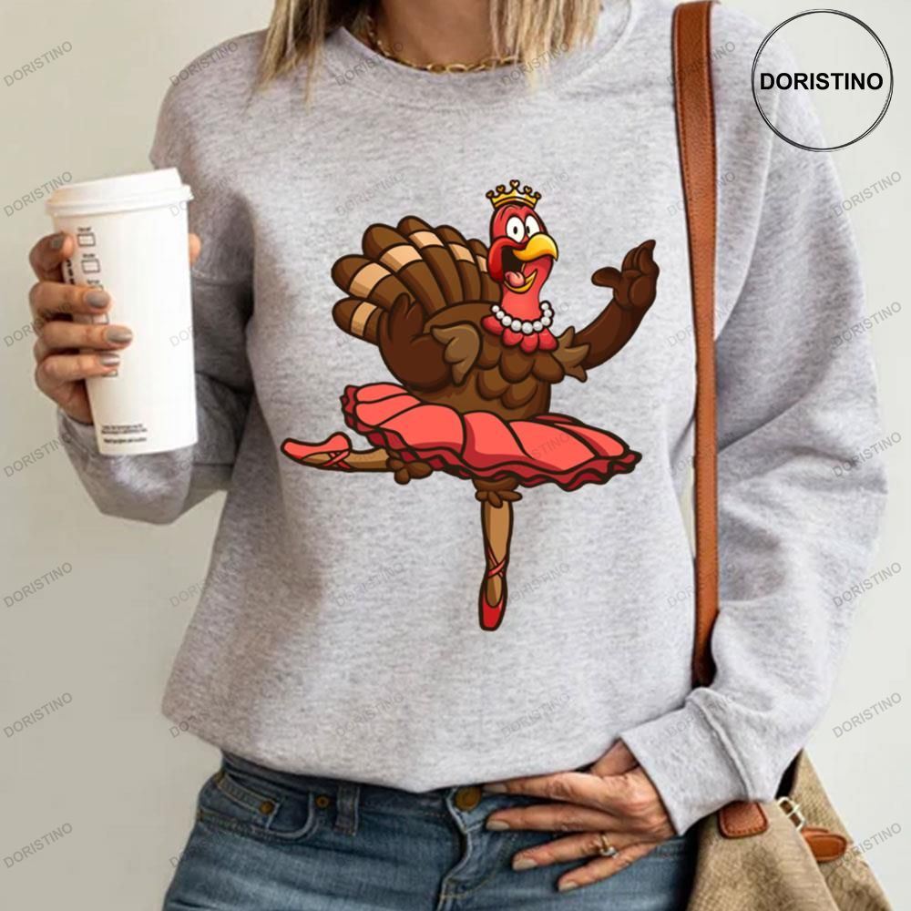 Turkey Ballerina Thanksgiving Awesome Shirt