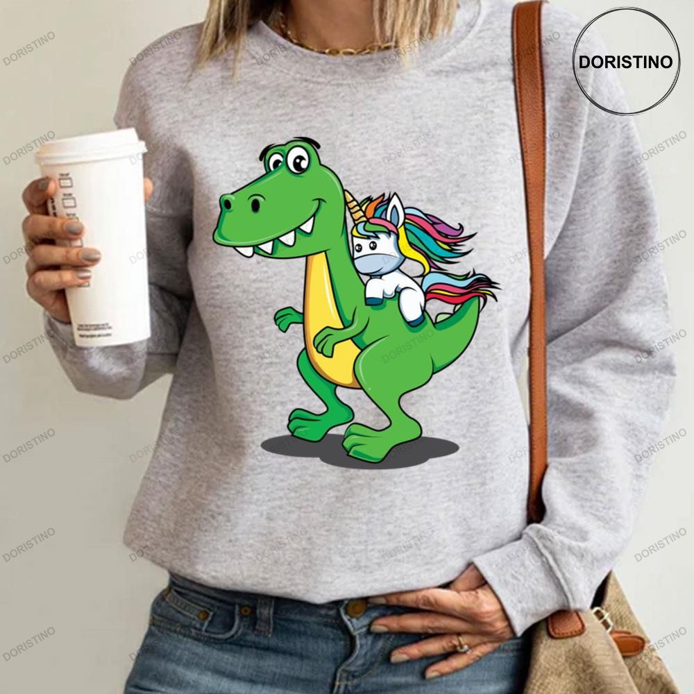 Unicorn Riding Dinosaur Limited Edition T-shirt
