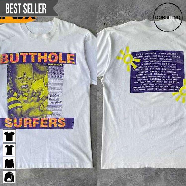 Butthole Surfers Rock Band 1993 Tour Concert Doristino Tshirt Sweatshirt Hoodie