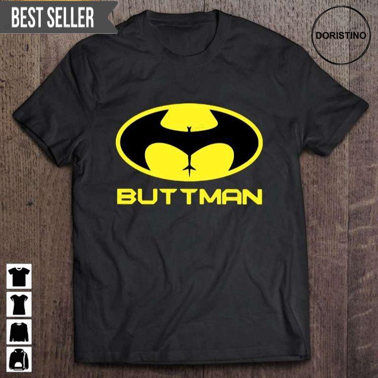 Buttman Funny Batman Logo Short Sleeve Doristino Hoodie Tshirt Sweatshirt