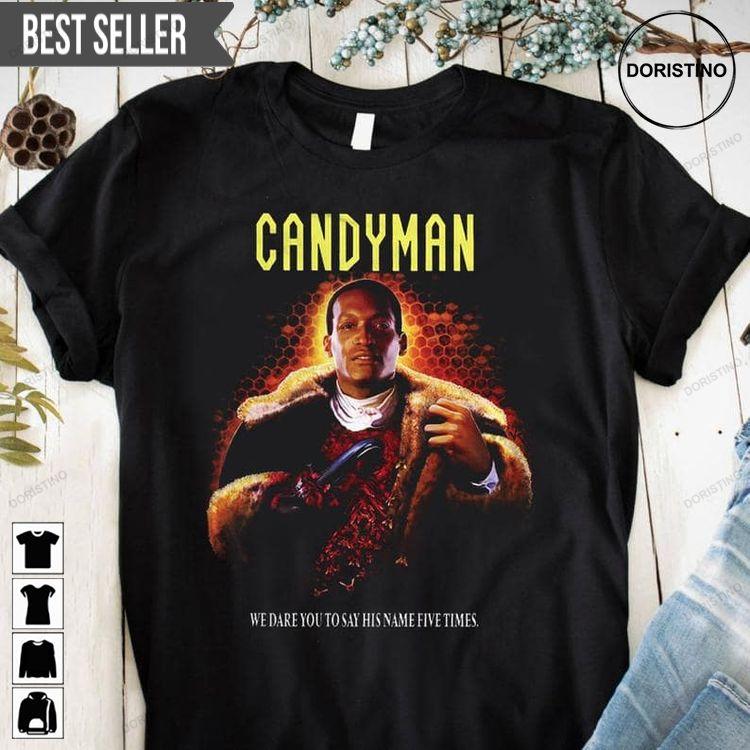 Candyman Retro Clive Barker Slasher Film Horror Movie Doristino Tshirt Sweatshirt Hoodie