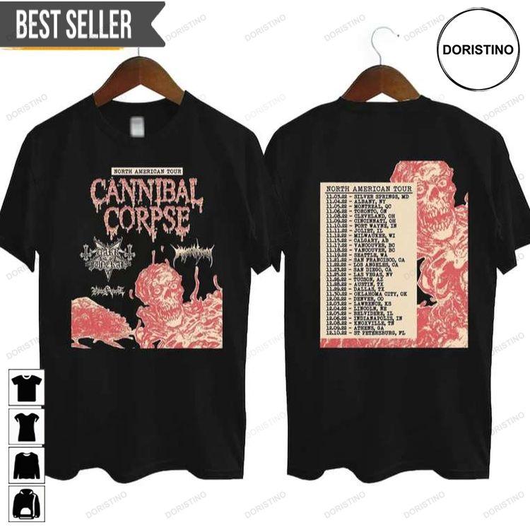 Cannibal Corpse Fall Tour North American Tour 2022 Doristino Hoodie Tshirt Sweatshirt