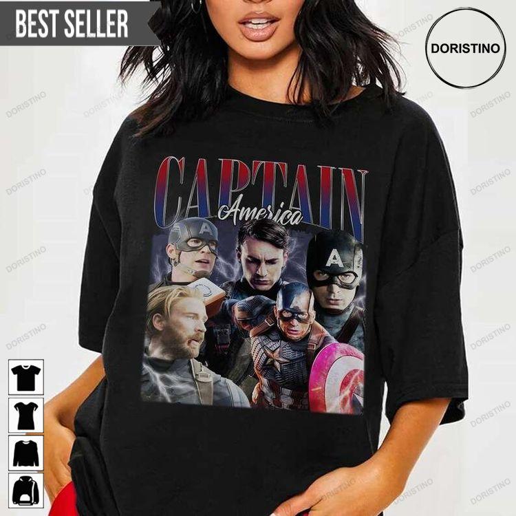 Captain America Steve Rogers Short Sleeve Doristino Tshirt Sweatshirt Hoodie