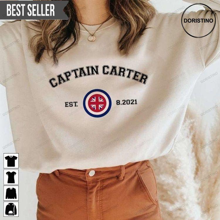 Captain Carter Est 82021 What If Mavel Doristino Tshirt Sweatshirt Hoodie