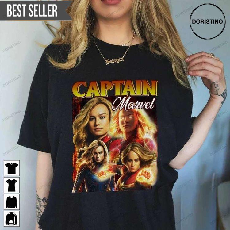 Captain Marvel Marvel Superhero Carol Danvers Doristino Hoodie Tshirt Sweatshirt