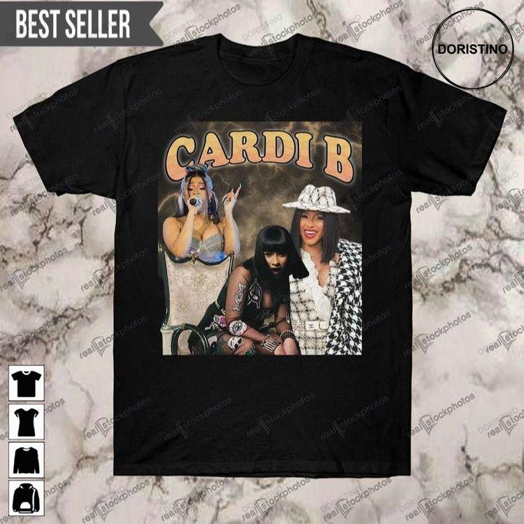 Cardi B Hip Hop Rap Rnb Vintage Doristino Sweatshirt Long Sleeve Hoodie