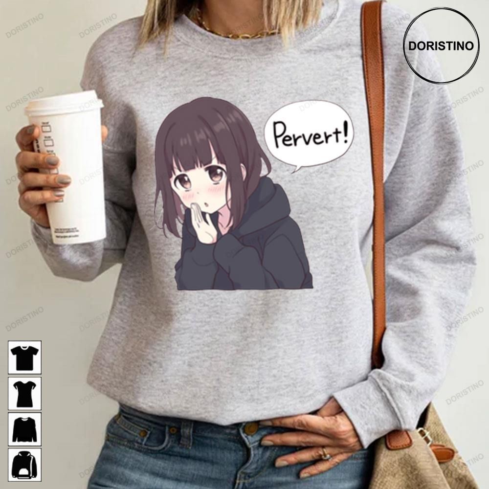 Pervert Anime Girl Awesome Shirts