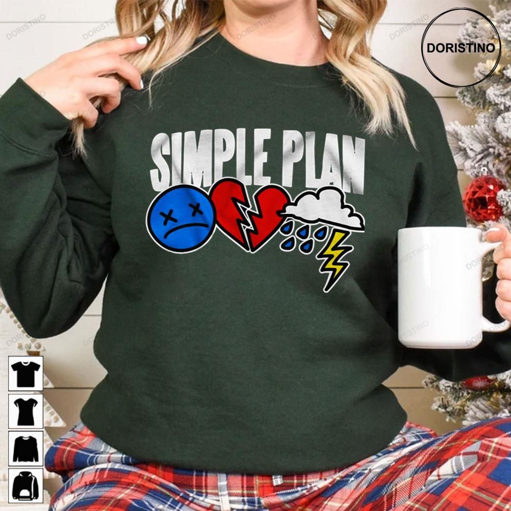 Retro Simple Plan Is A Canadian Rock Band Cool Limited Edition T-shirts